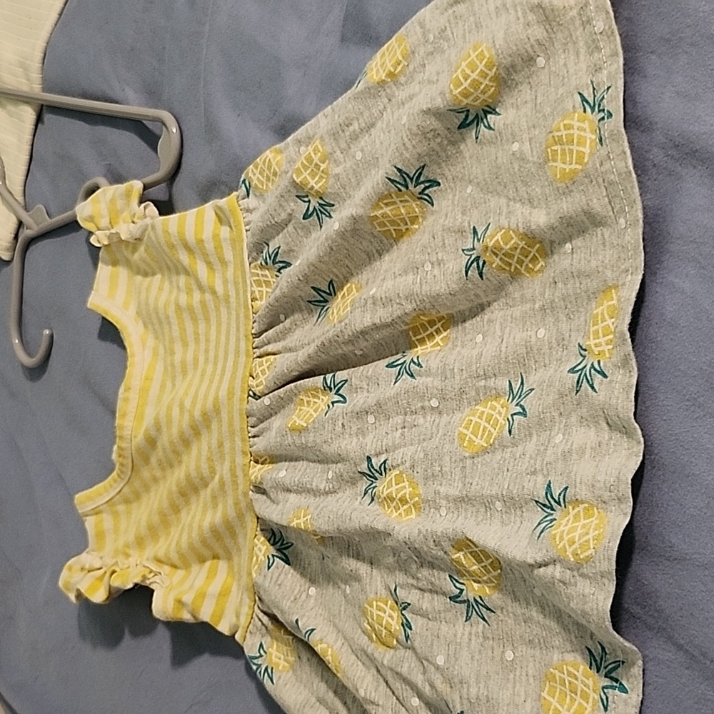 12 month little pineapple dress